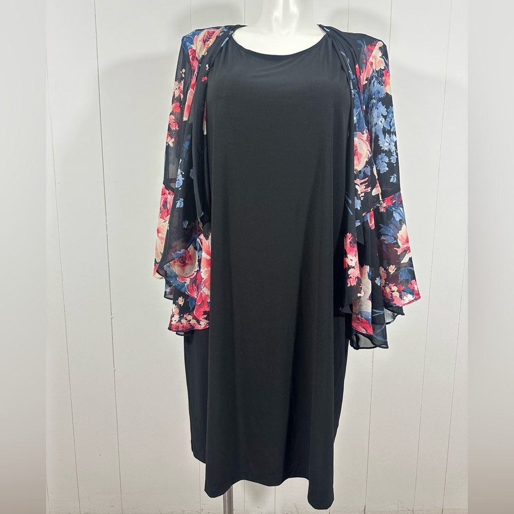 Tiana B. Women Dress And Floral Kimono 2 In 1 Career Office plus 22W